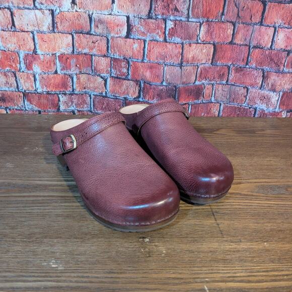 Dansko Women's Berry Leather Burnished Size 39/9 - Picture 6 of 7